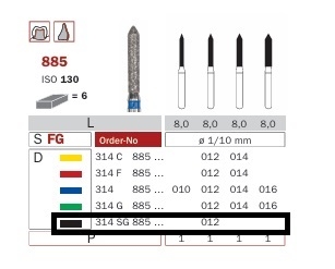 Diaswiss 885 čierna, 6ks/balenie