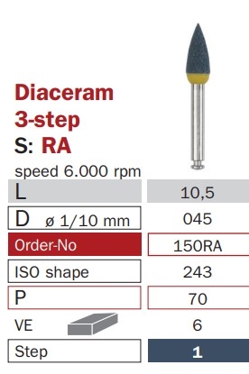 Diaswiss Diaceram 3-step, 150 RA