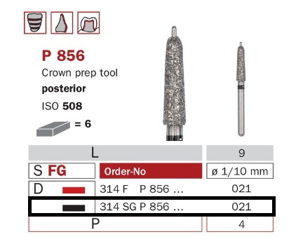 Diaswiss P 856 černá, 6ks/balení