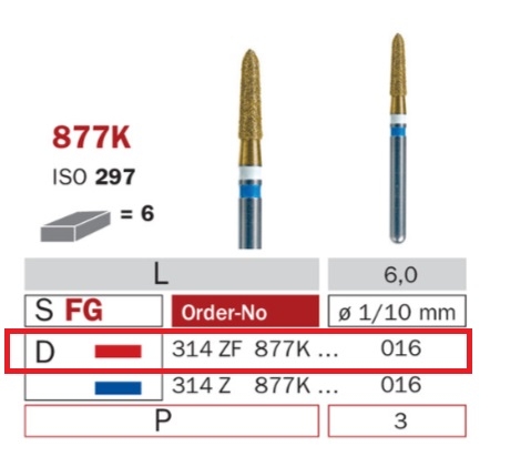 Diaswiss 877K červená, 6ks/balenie