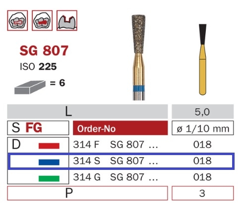 Diaswiss SG 807 modrá, 6ks/balenie