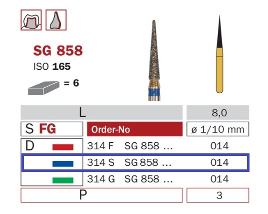 Diaswiss SG 858 modrá, 6ks/balenie