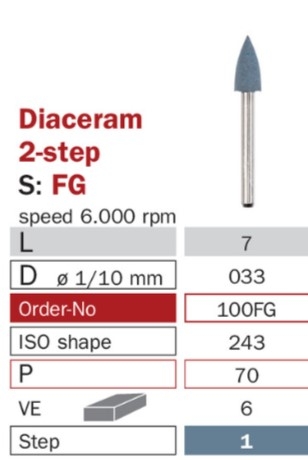 Diaswiss Diaceram 100FG, 6ks/balení