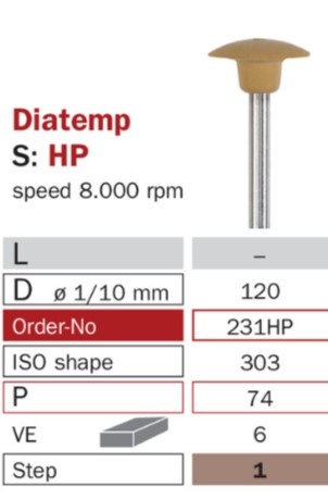 Diaswiss Diatemp 231HP, 6ks/balenie