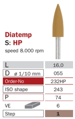 Diaswiss Diatemp 232HP, 6ks/balenie