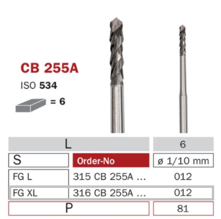 Diaswiss FG XL CB 255, 6ks/balení