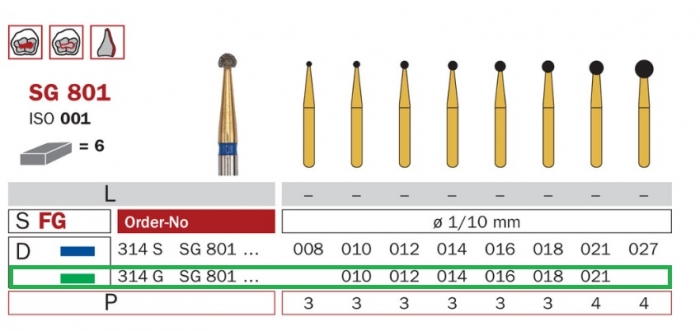 Diaswiss SG 801, 6ks/balenie