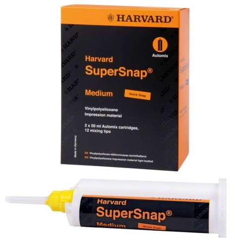 Harvard SuperSnap® Medium, quick snap, green, 2x50 ml
