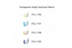 Kerr Hawe Adapt matrica transparentná, 752 6,5mm, 100 ks, mierne zakr.