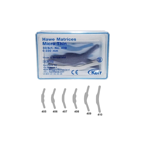 KERR Hawe Matrice Mikrotenké ocelové 0,03mm (Supermat)