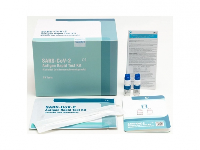 COVID 19 LEPU Antigenní Rapid Test, kit 25ks/bal