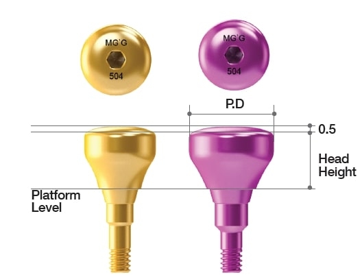 MEGAGEN BD Healing Abutment ø5.0