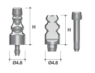 MEGAGEN OS Impression Coping (Transfer type) ø4.8