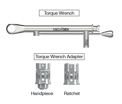 MEGAGEN  AR, BD Torque Wrench, Adapter 