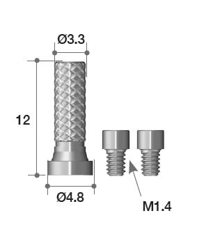 MEGAGEN AR, BD Temporary Cylinder