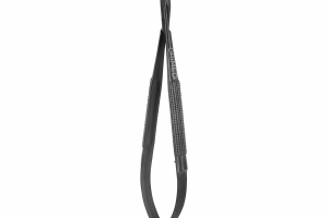 Mikro-chirurgické nůžky Westcott, zahnuté, Karbid 14,5 cm
